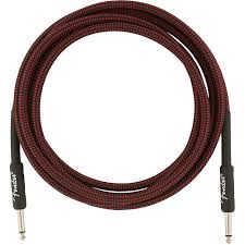 Fender Professional Series Instrument Cable 5.5m(18.6ft) Accessories Red Tweed CB Music Centre Fender