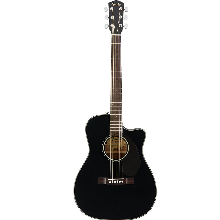 Fender CC-60SCE Concert Acoustic, Walnut Fingerboard - Black Acoustic Guitars  CB Music Centre Fender