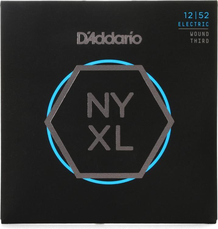 D'Addario NYXL Nickel Wound Electric Guitar Strings Strings 12/52 Wound Third CB Music Centre D'Addario