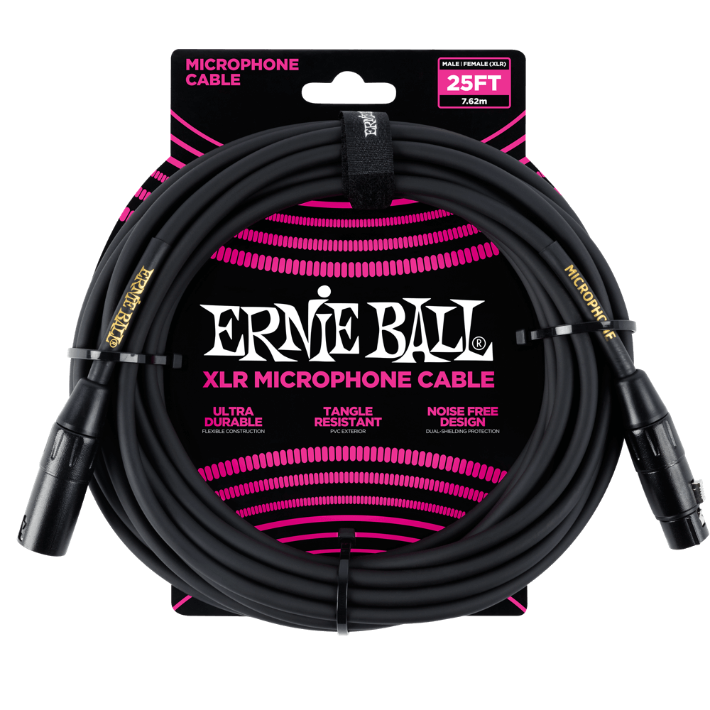 Ernie Ball XLR Tangle Resistant Microphone Cable