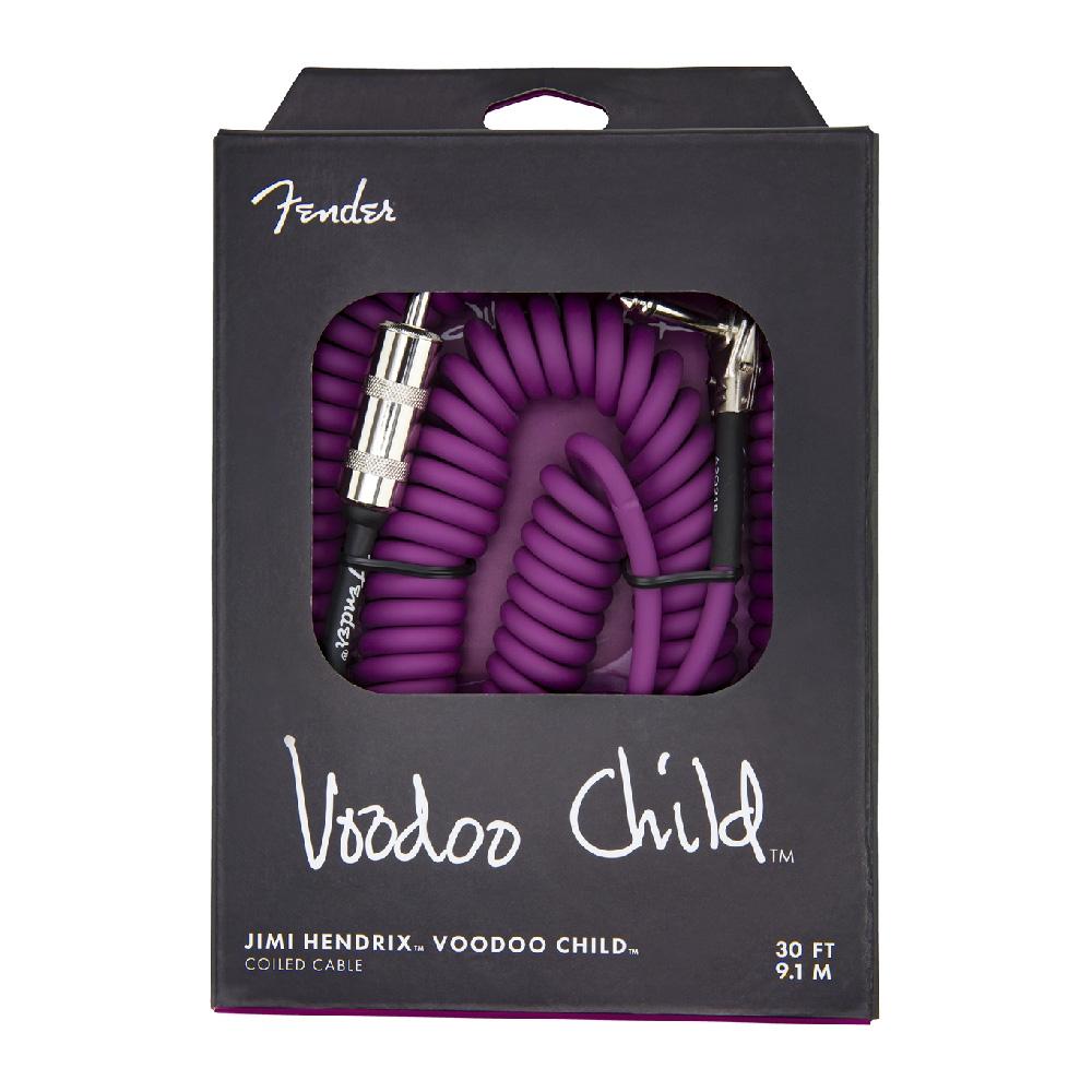 Fender Jimi Hendrix Voodoo Child Coiled Cable 9.1m(30ft) Accessories Purple CB Music Centre Fender