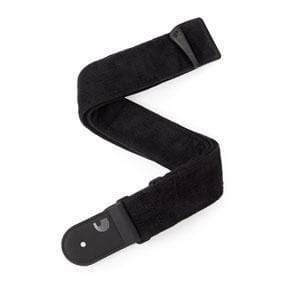 D'Addario Corduroy Woven Strap Accessories Black CB Music Centre D'Addario