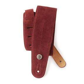 D'Addario Suede Strap Accessories Burgandy CB Music Centre D'Addario