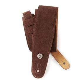 D'Addario Suede Strap Accessories Cognac CB Music Centre D'Addario