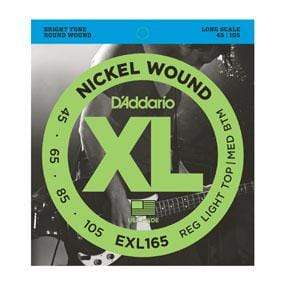 D'Addario XL Nickel Wound Bass Strings EXL165 Strings  CB Music Centre D'Addario