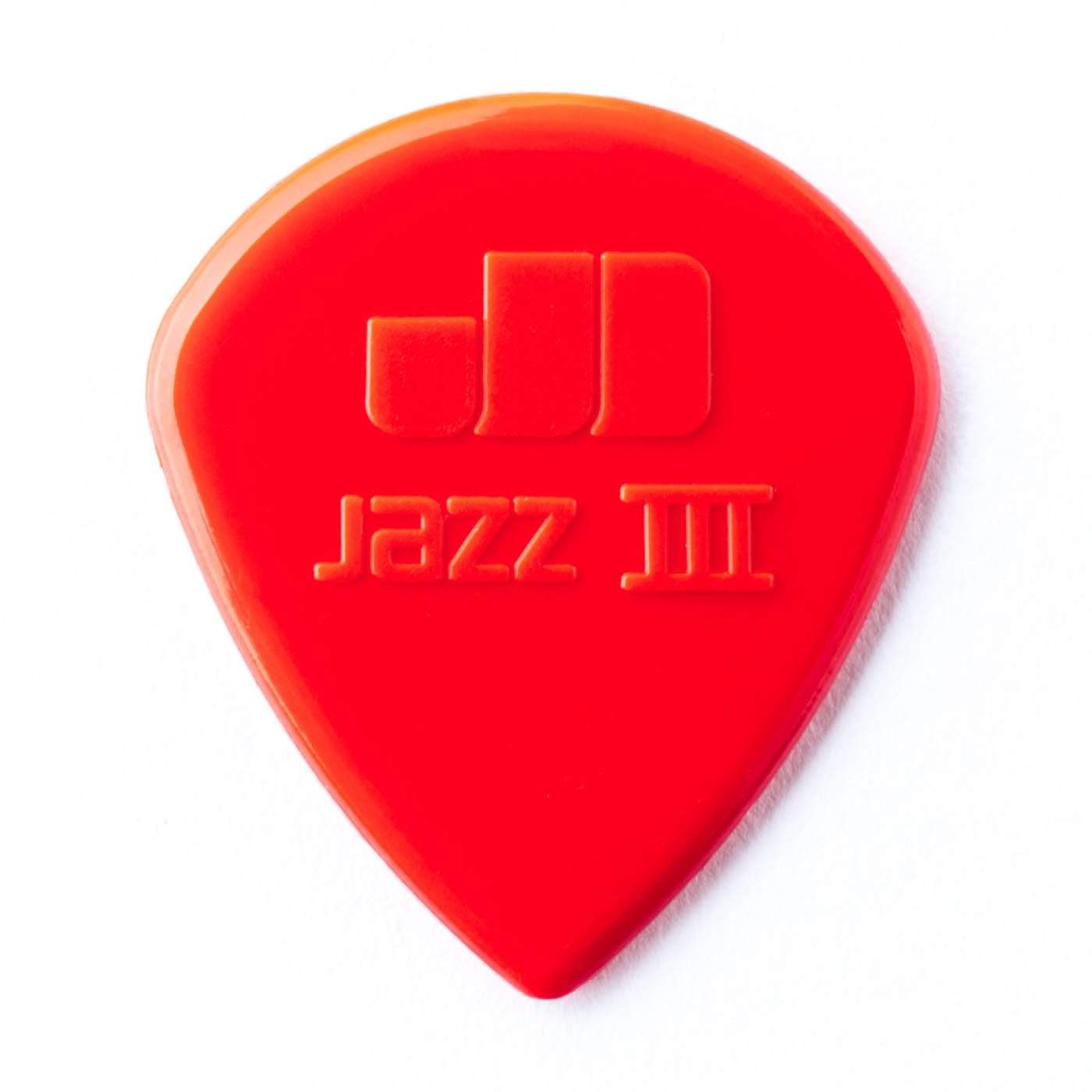 Dunlop Player Pack - Jazz III - 6 Pack Picks 1.38 Nylon CB Music Centre Dunlop