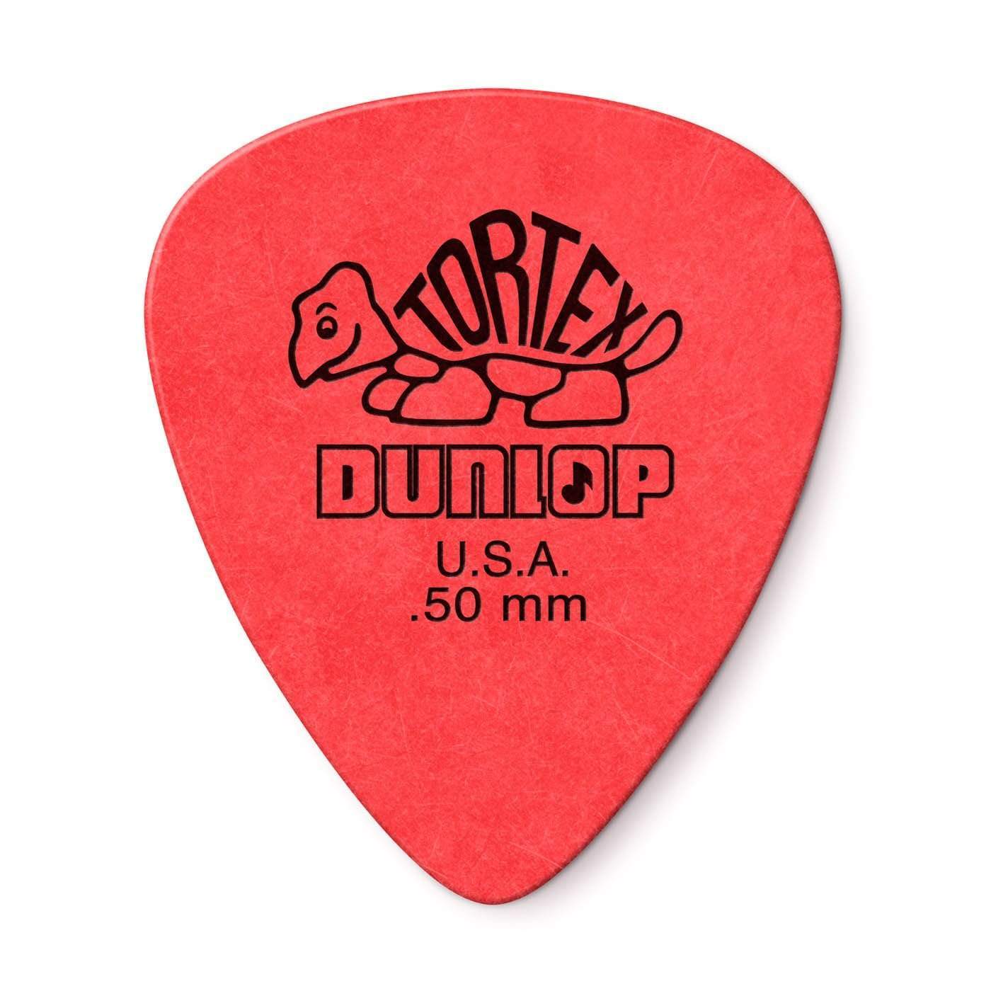 Dunlop Player Pack - Tortex - 12 Pack Picks 0.50mm CB Music Centre Dunlop