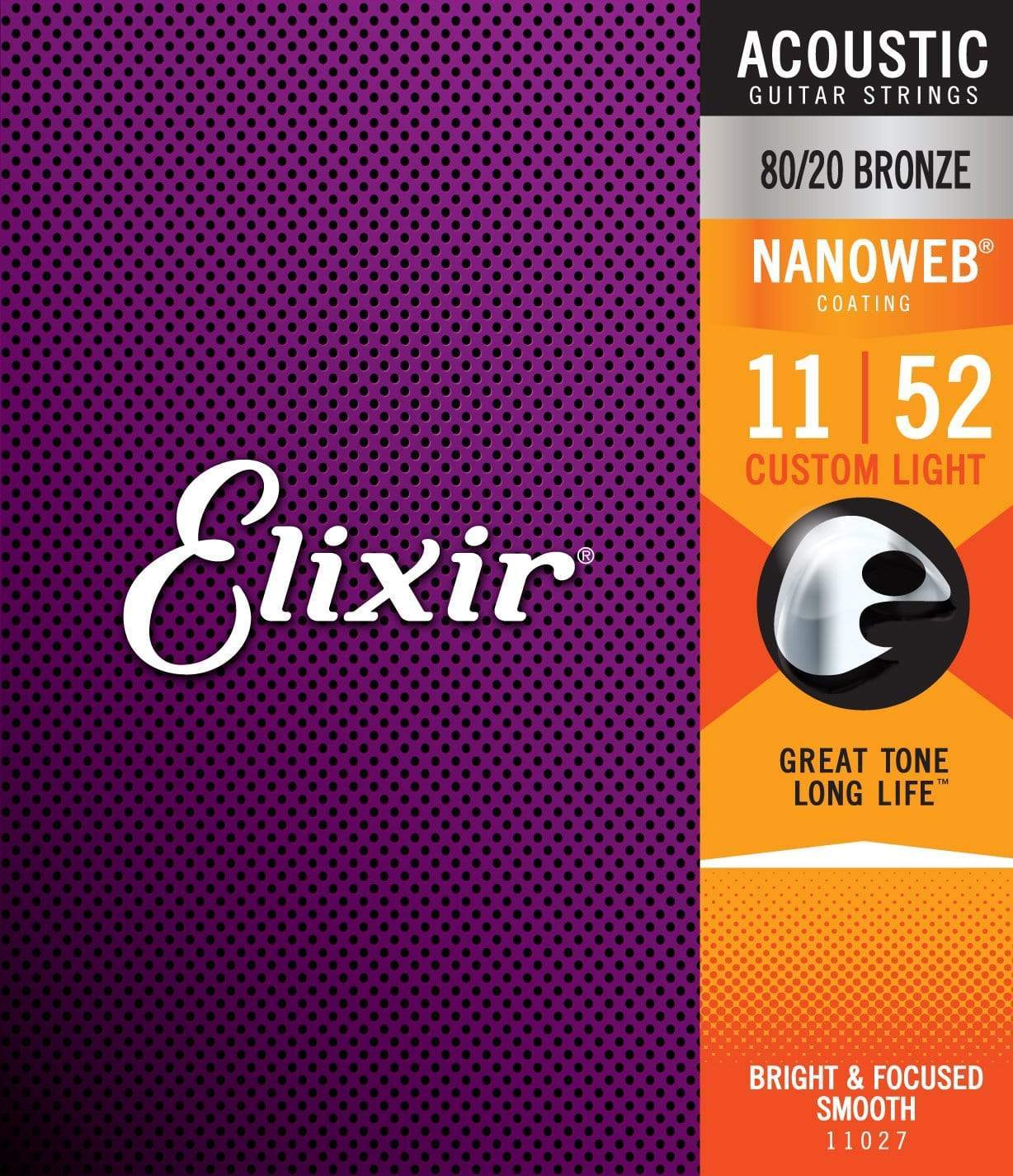 Elixir 80/20 Acoustic Strings Strings Custom Light CB Music Centre Elixir