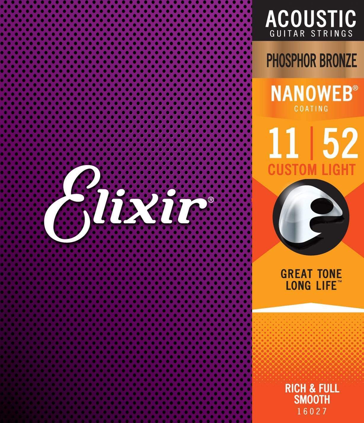 Elixir Phosphor Acoustic Strings Strings Custom Light CB Music Centre Elixir