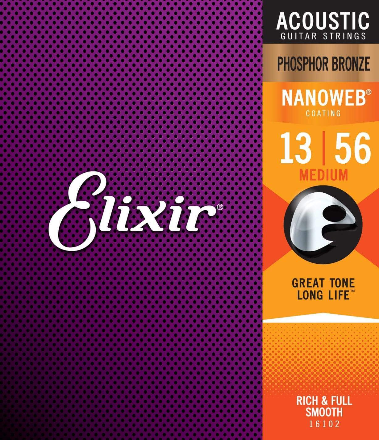 Elixir Phosphor Acoustic Strings Strings Medium CB Music Centre Elixir