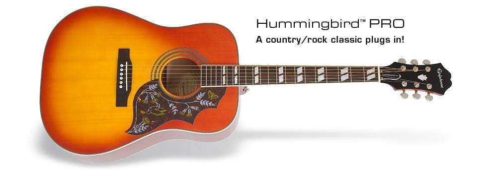 Epiphone Hummingbird PRO Acoustic/Electric Acoustic Guitars  CB Music Centre Epiphone