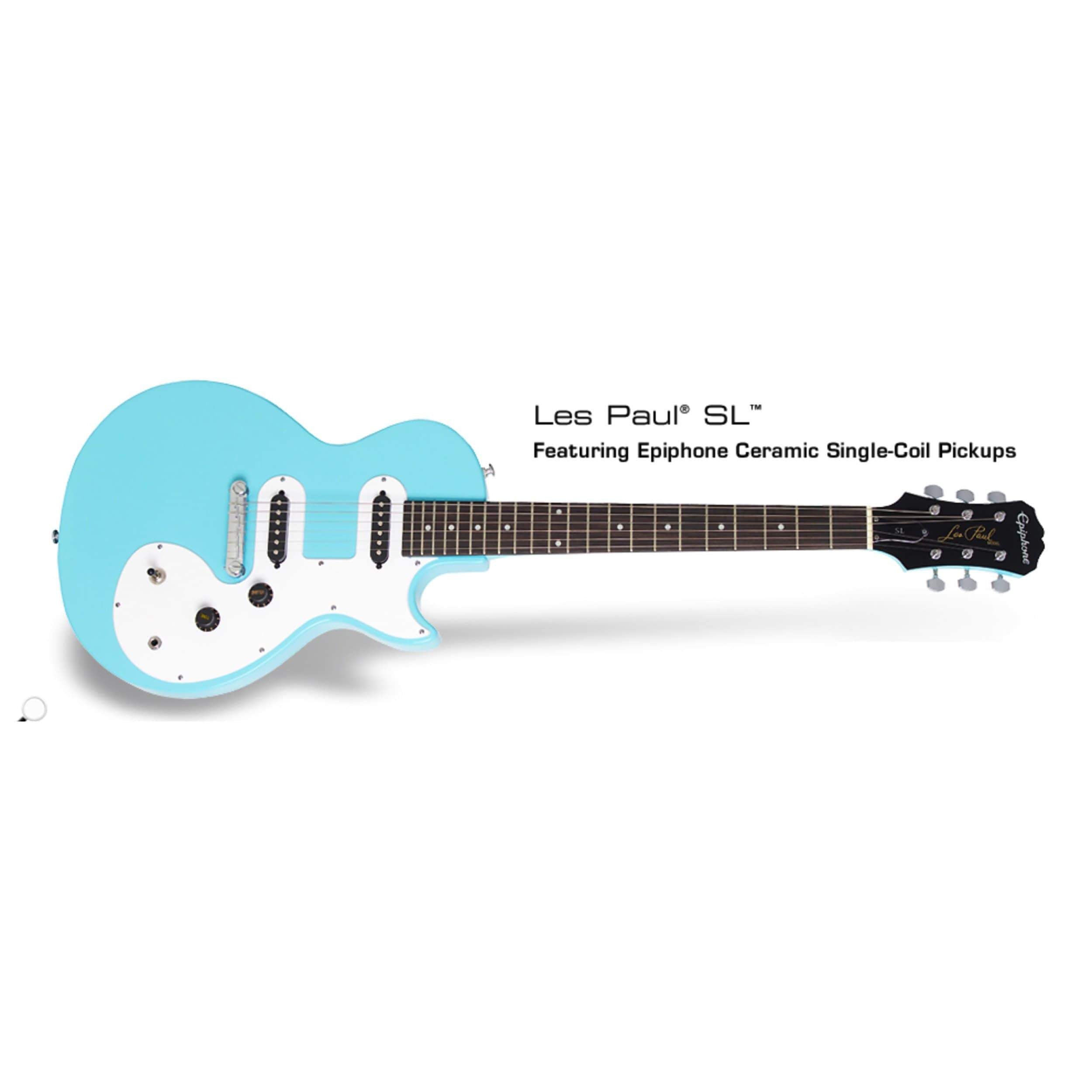 Epiphone Les Paul SL - Pacific Blue Electric Guitars  CB Music Centre Epiphone