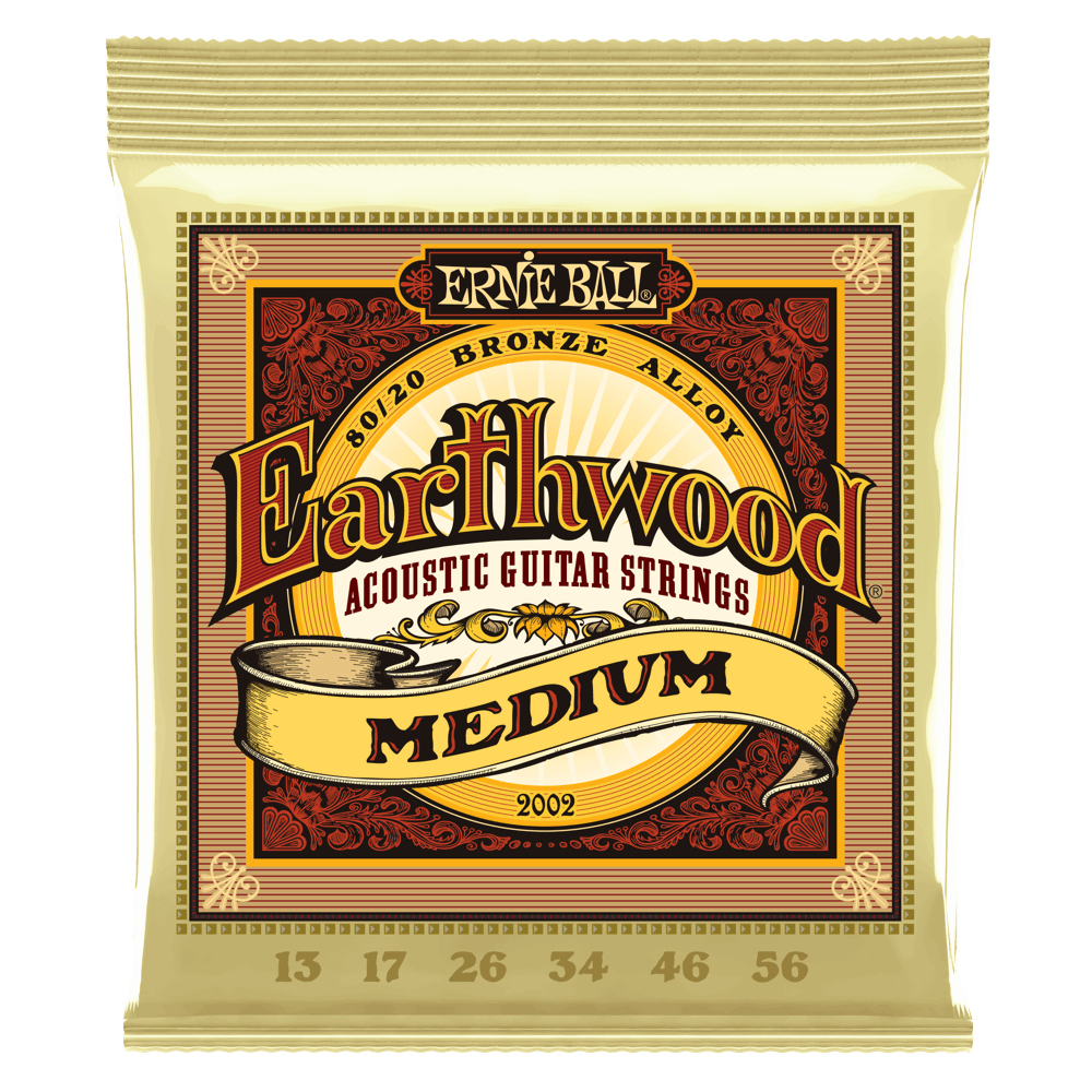 Ernie Ball EarthWood 80/20 Bronze Acoustic Strings Strings Medium CB Music Centre Ernie Ball