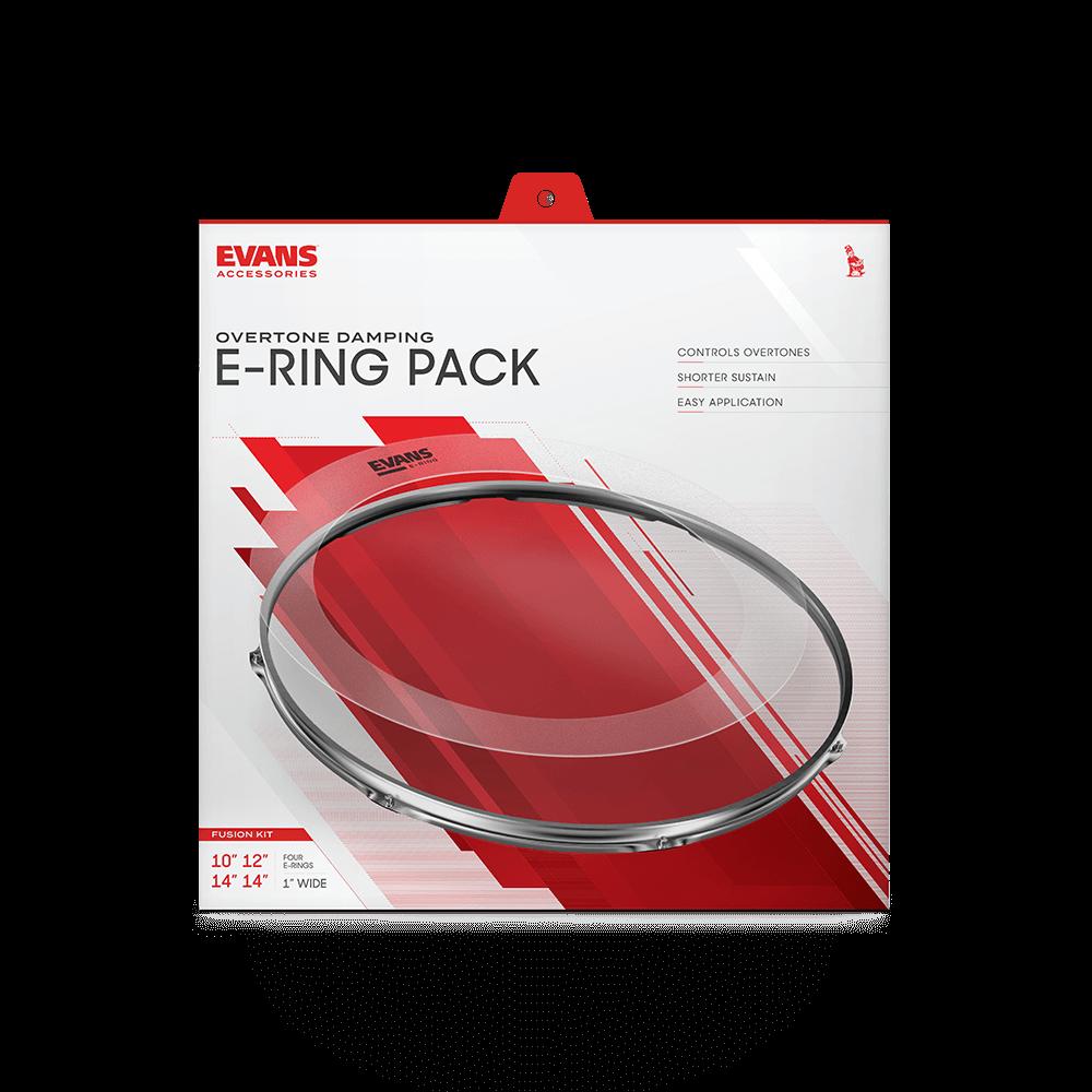 Evans E-RINGS Overtone Damping Pack - Fusion Kit 10-12-14-14