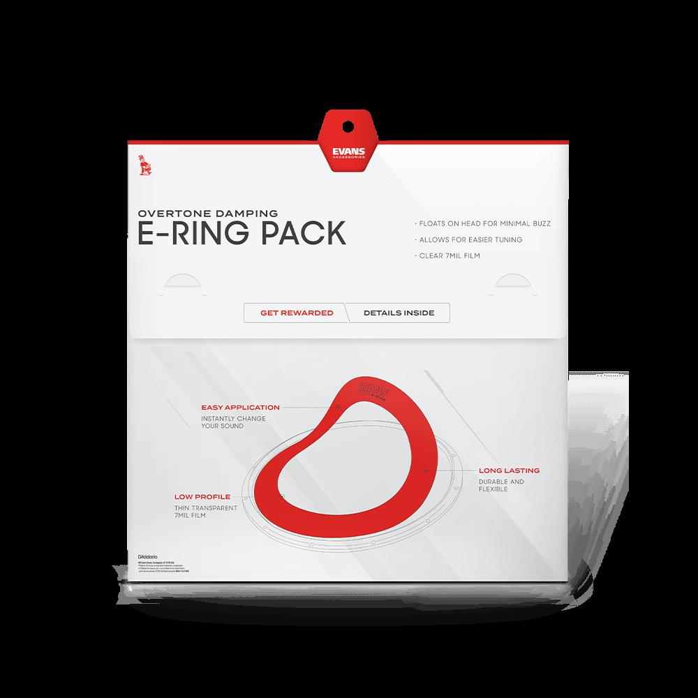 Evans E-RINGS Overtone Damping Pack - Fusion Kit 10-12-14-14