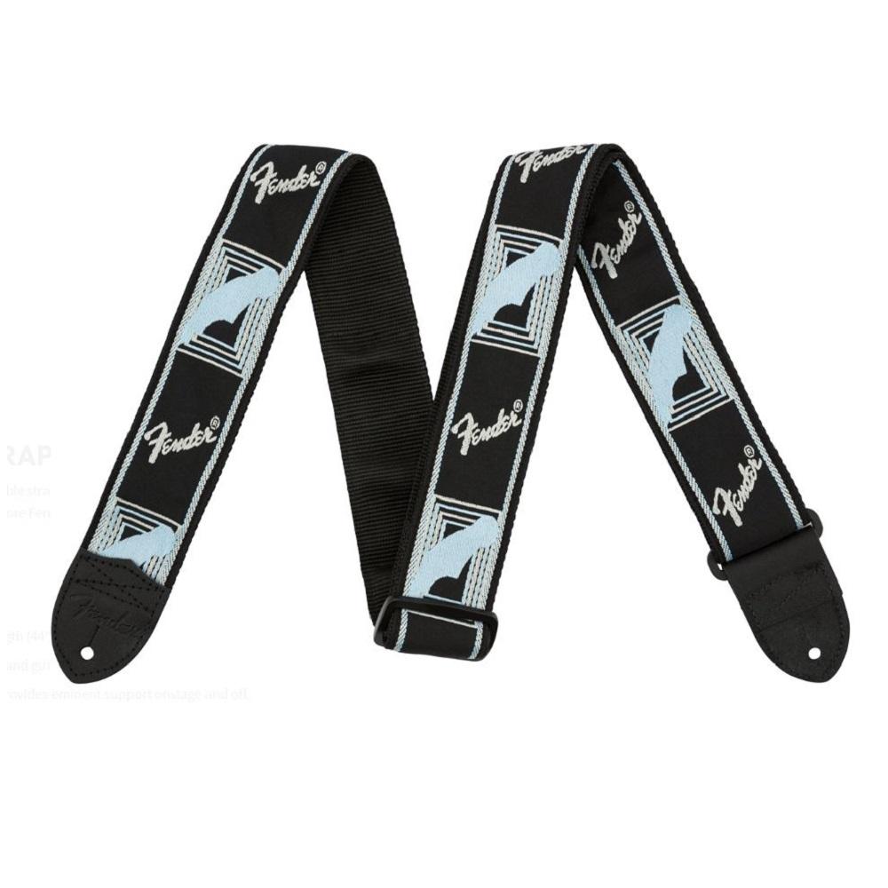 Fender Monogrammed Strap Accessories Black/Grey CB Music Centre Fender