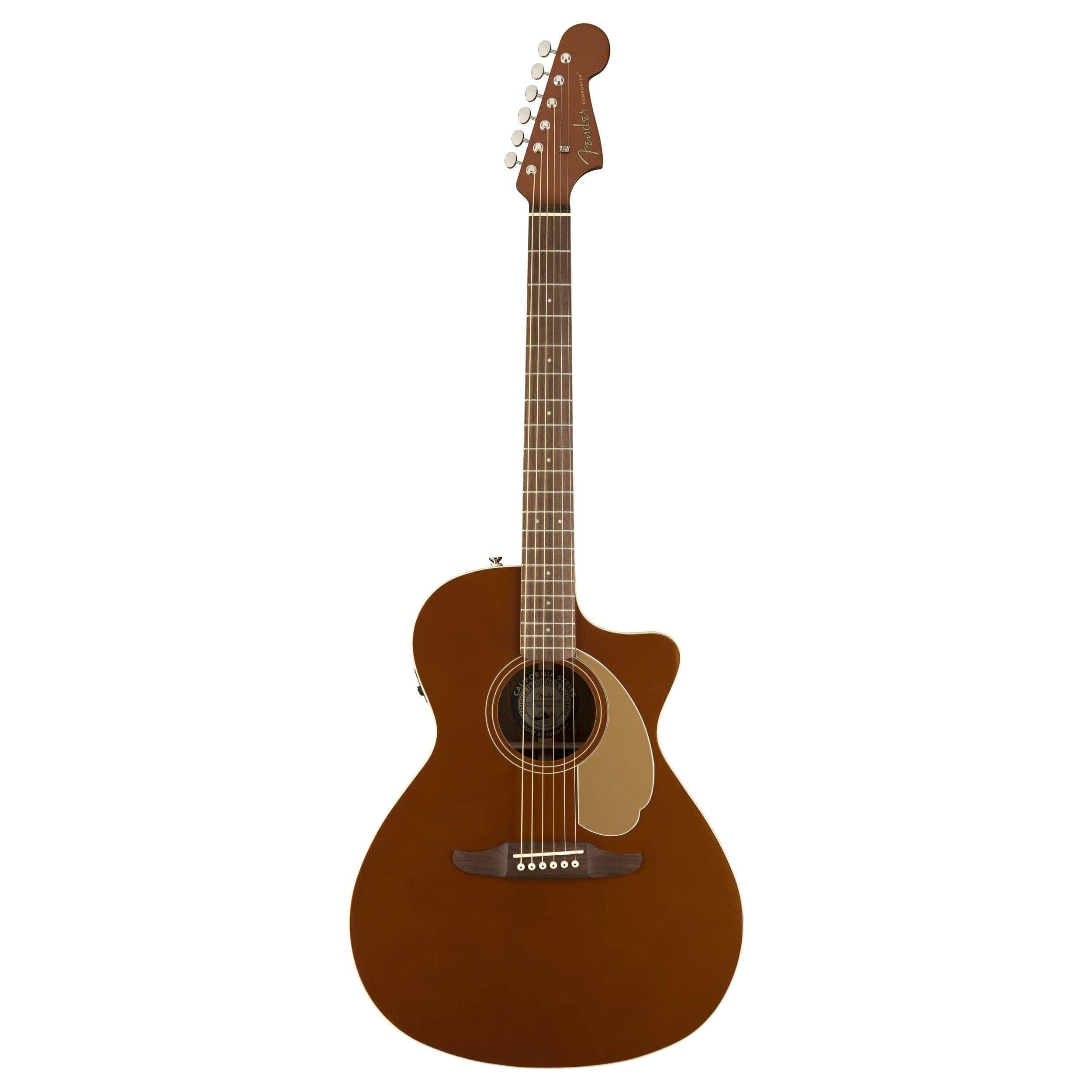 Fender Newporter Player Series Acoustic Guitars Rustic Copper CB Music Centre Fender