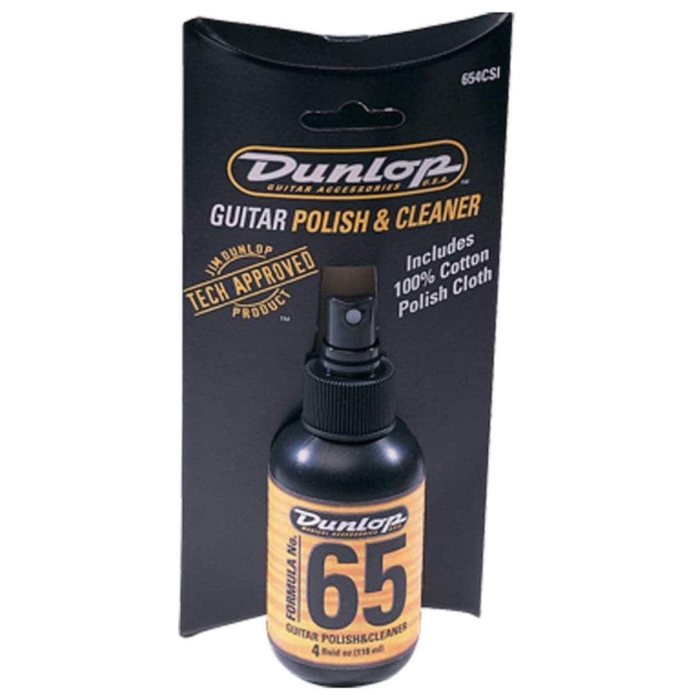 Dunlop No.65 Guitar Polish and Cleaner with Cloth Accessories  CB Music Centre Dunlop